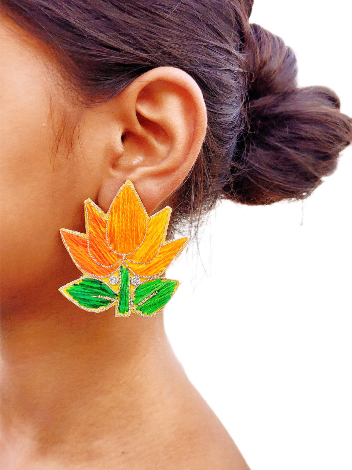 Lotus Handmade Earrings