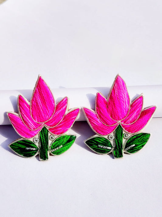 Lotus Handmade Earrings