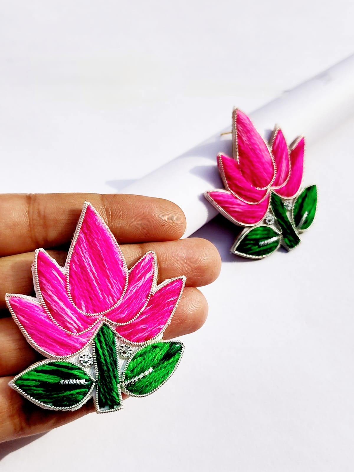 Lotus Handmade Earrings