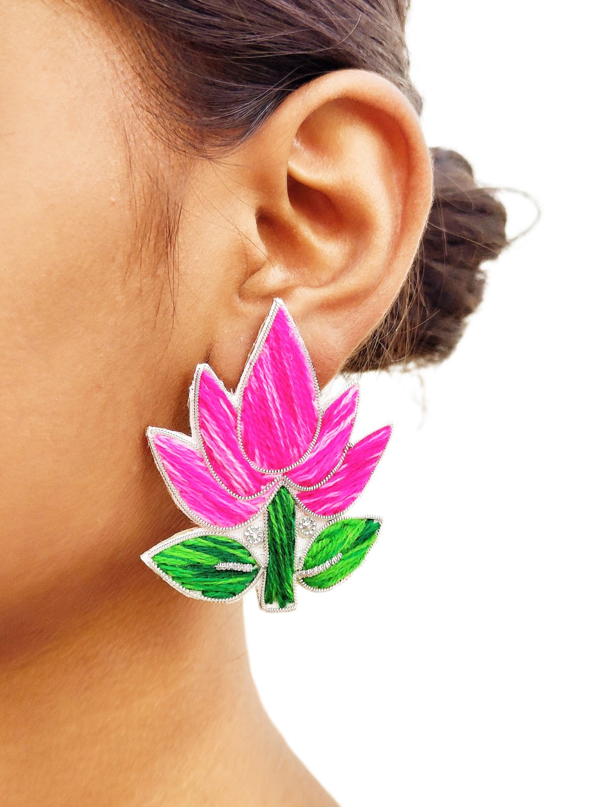 Lotus Handmade Earrings