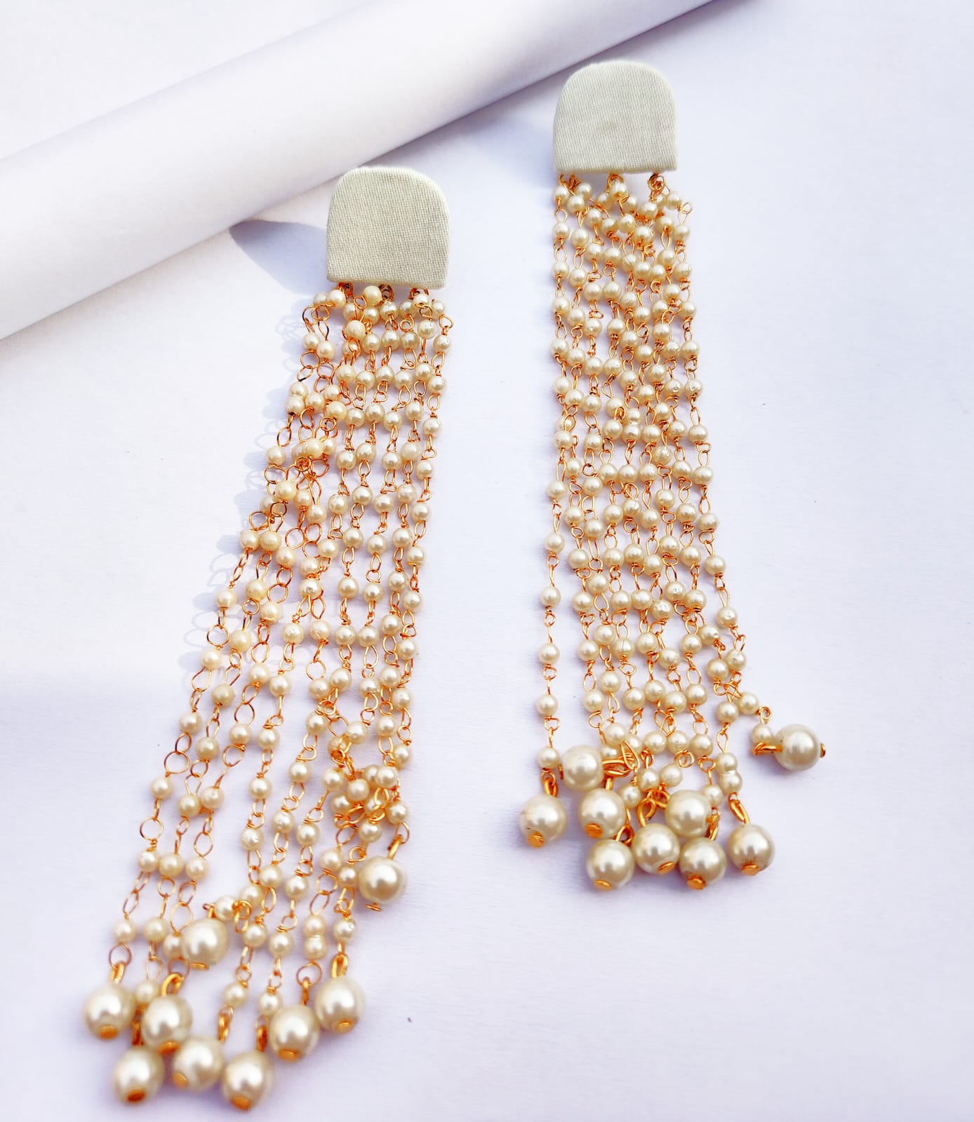 Gehna Pearl Drop Earrings